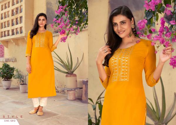 Kalaroop Sandal 2 Fancy Rayon Embroidery Kurti 